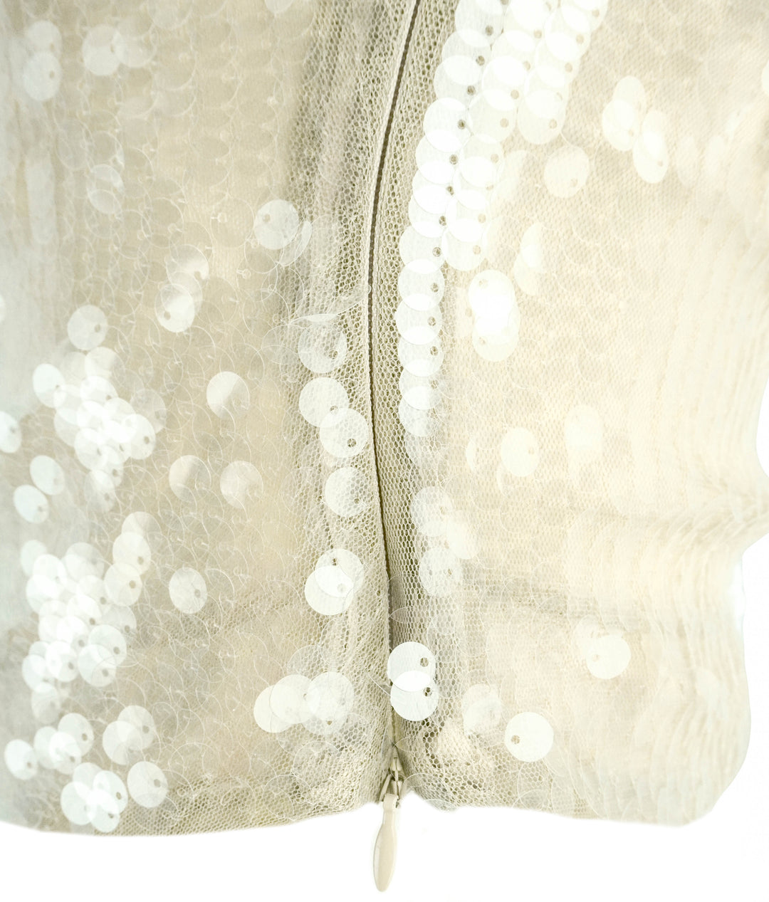 Staud Eton Sequin Sleeveless Top in Moon - Discounts on Staud at UAL