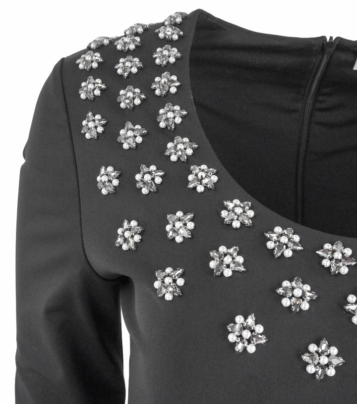 Sea NY Caryl Beaded Dress in Black - Discounts on Sea NY at UAL
