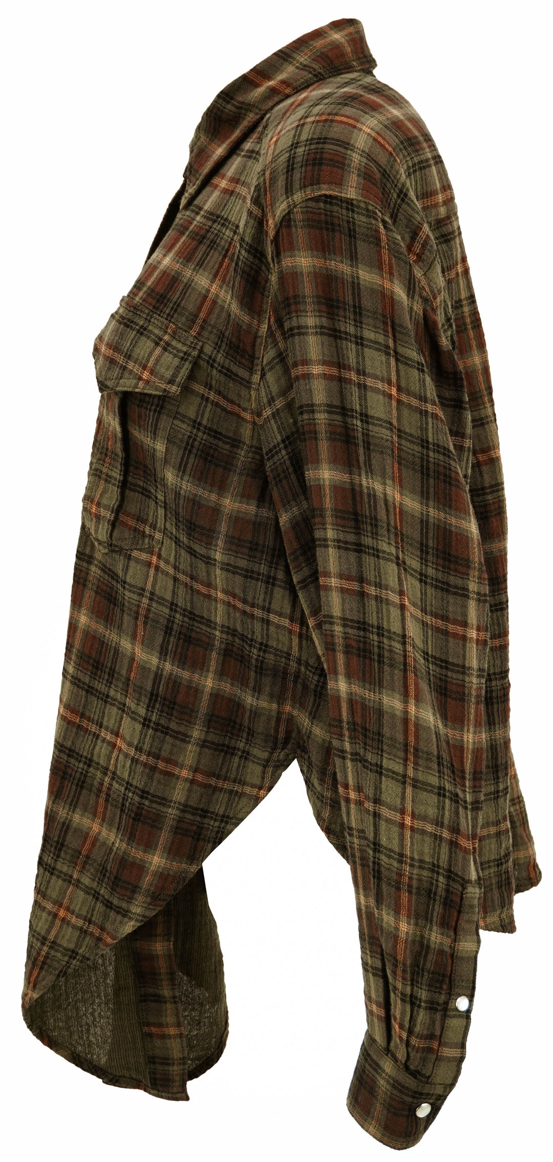 Isabel Marant Etoile Nath Shirt in Khaki Brown