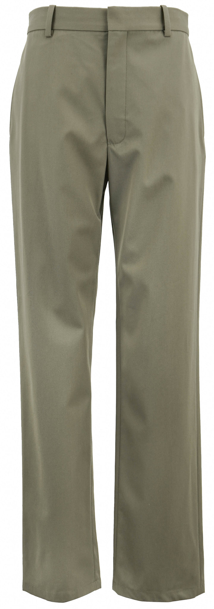 Loewe Straight Leg Trousers in Khaki Brown - Discounts on LOEWE at UAL