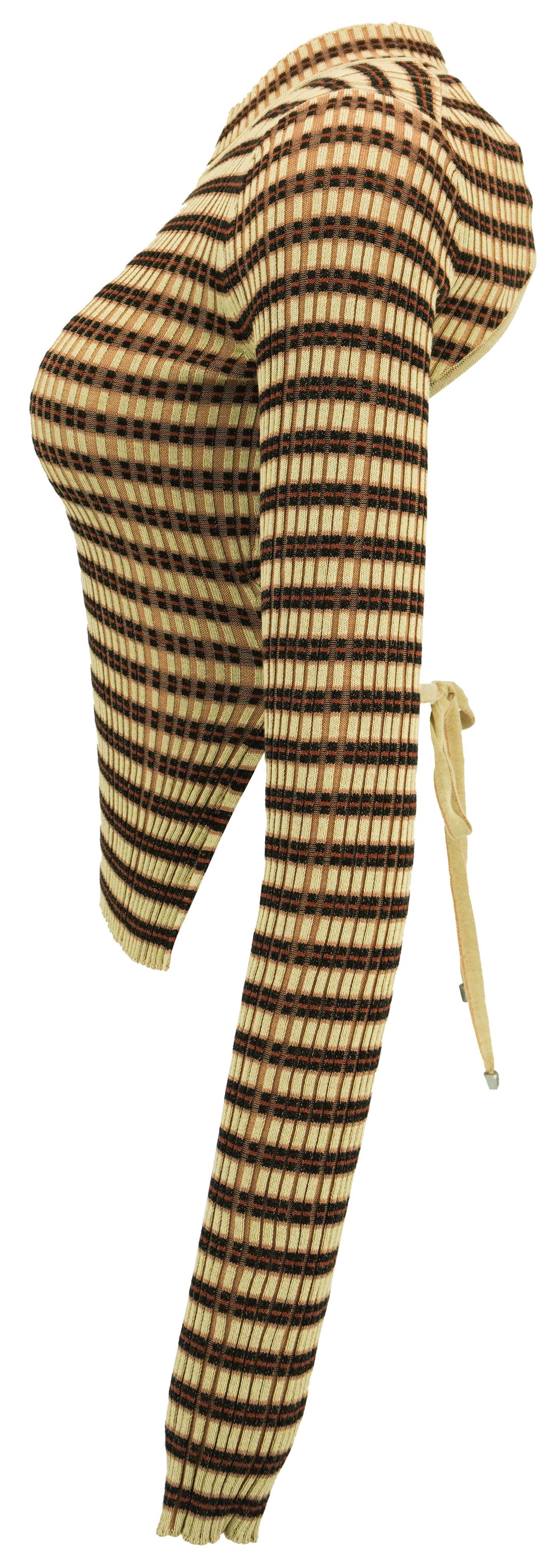 Nanushka Perrie Ribbed Top in Multi Stripe