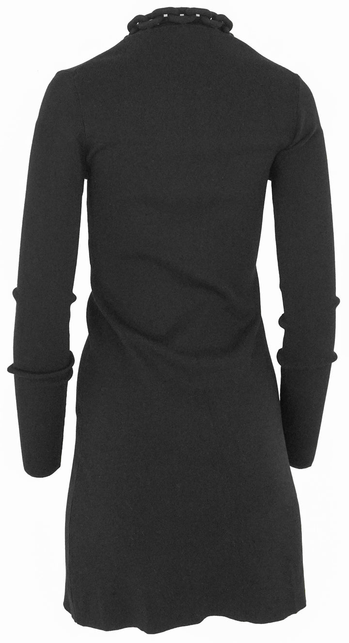 Paco Rabanne Mini Dress With Chain Detail in Black - Discounts on Paco Rabanne at UAL