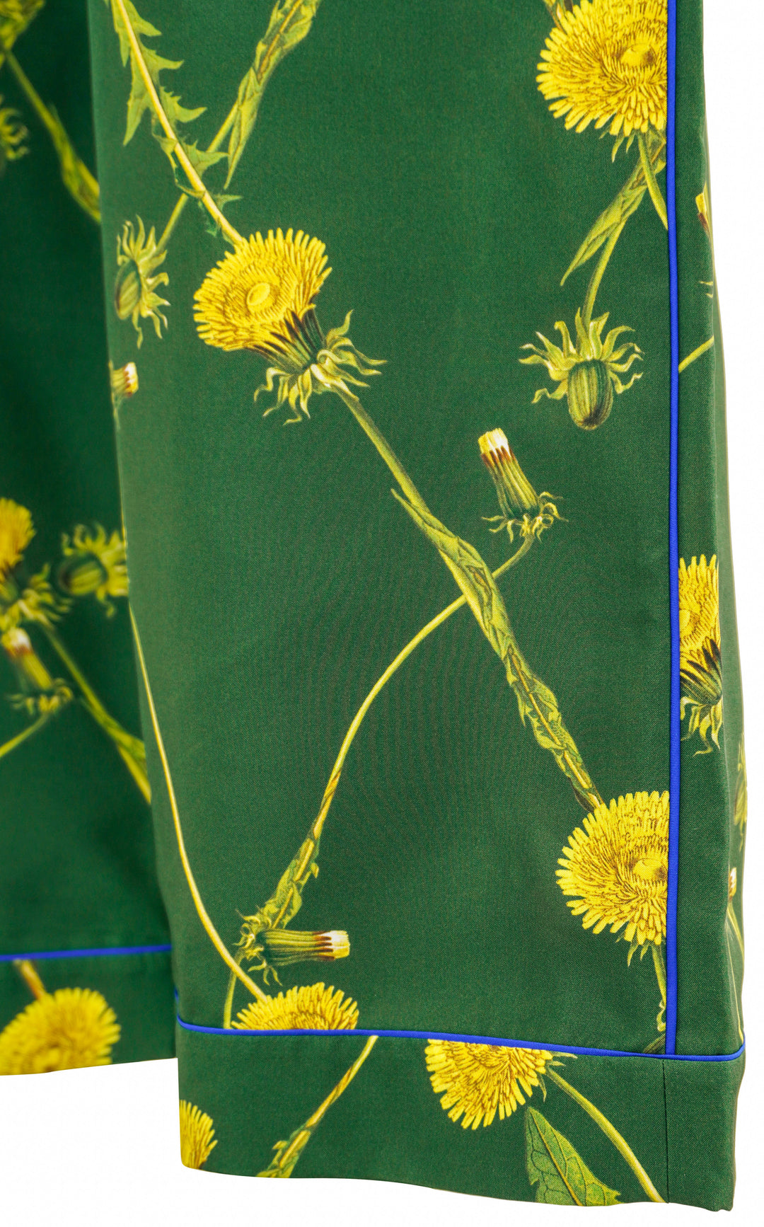 Burberry Silk Dandelion Print Pajama Pants in Green - Discounts on Burberry at UAL