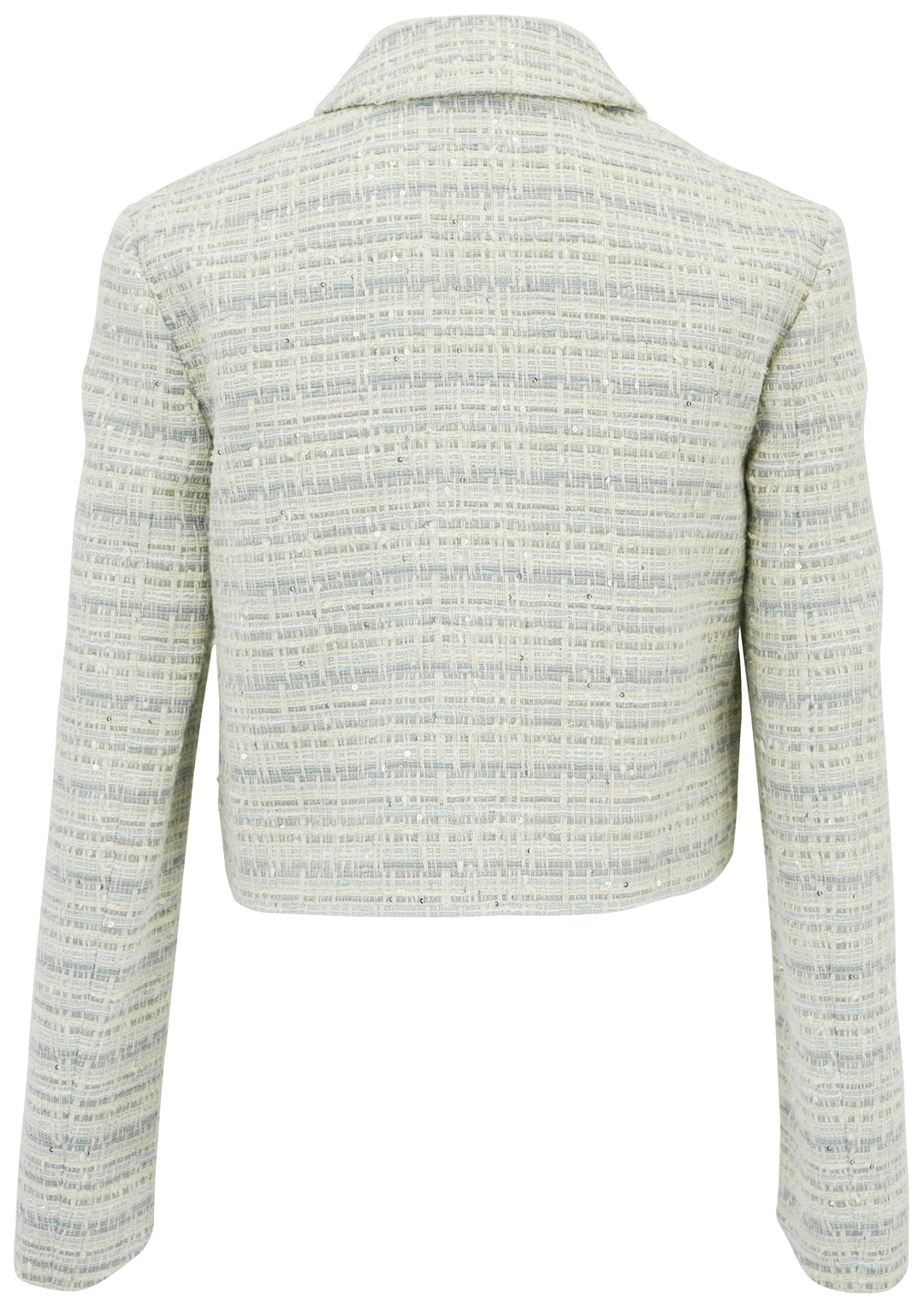 Valentino Tweed Jacket in Grey Blue
