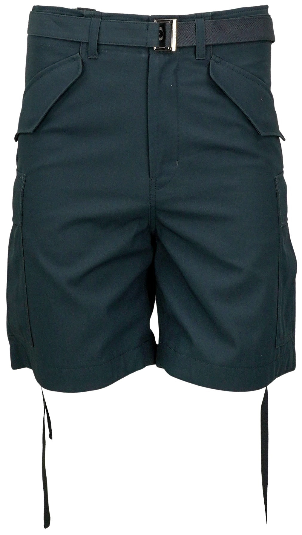 Sacai Cargo Shorts in Blue/Grey - Discounts on Sacai at UAL