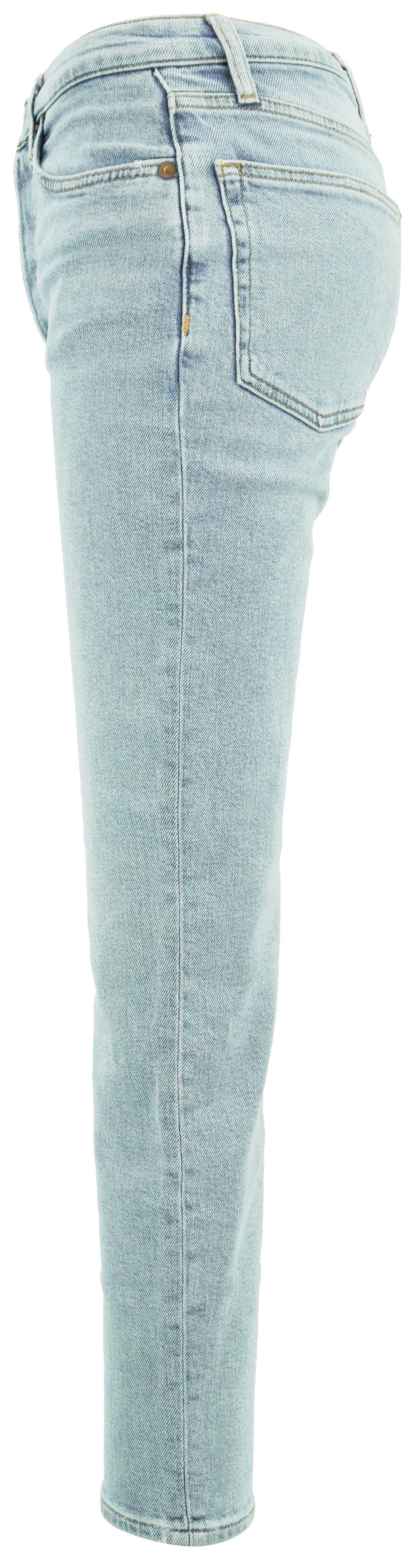 Re/Done 90s High Rise Ankle Crop Jeans in Mid 90s - Discounts on RE/DONE at UAL