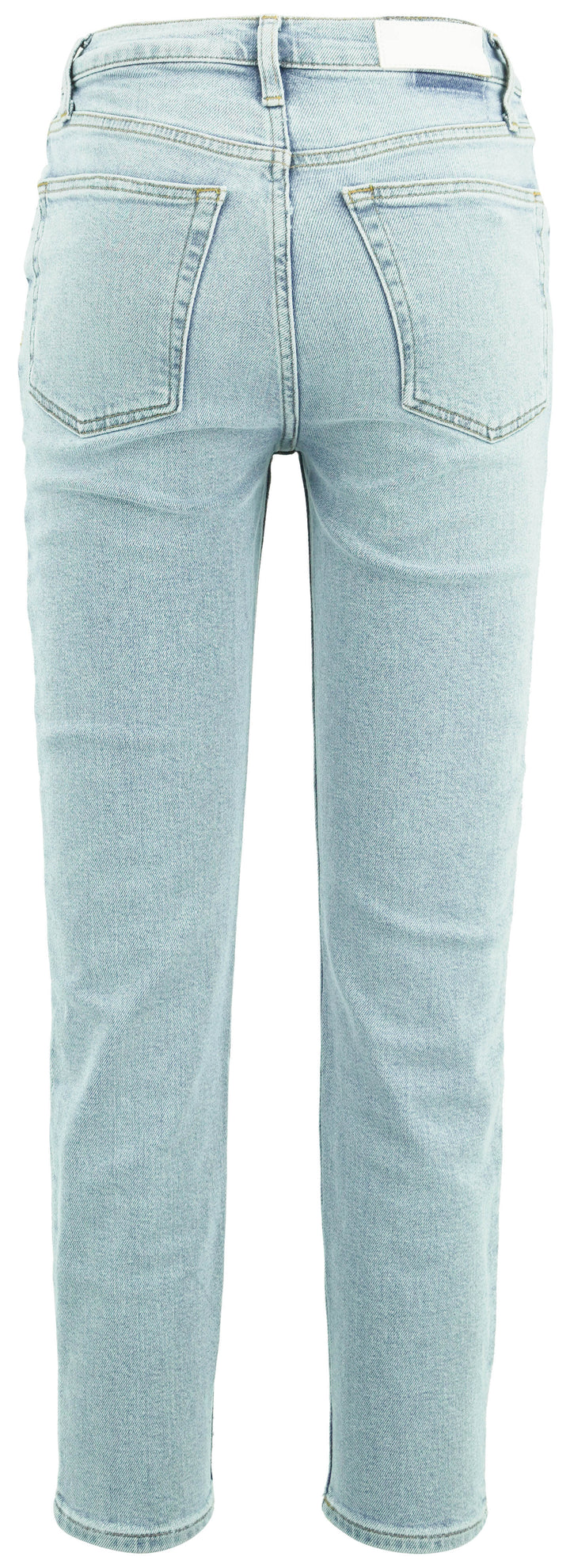 Re/Done 90s High Rise Ankle Crop Jeans in Mid 90s - Discounts on RE/DONE at UAL