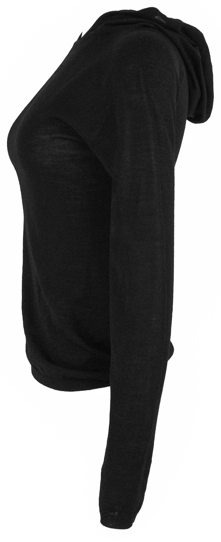 Courrèges Hooded Sweater in Black - Discounts on Courrèges at UAL