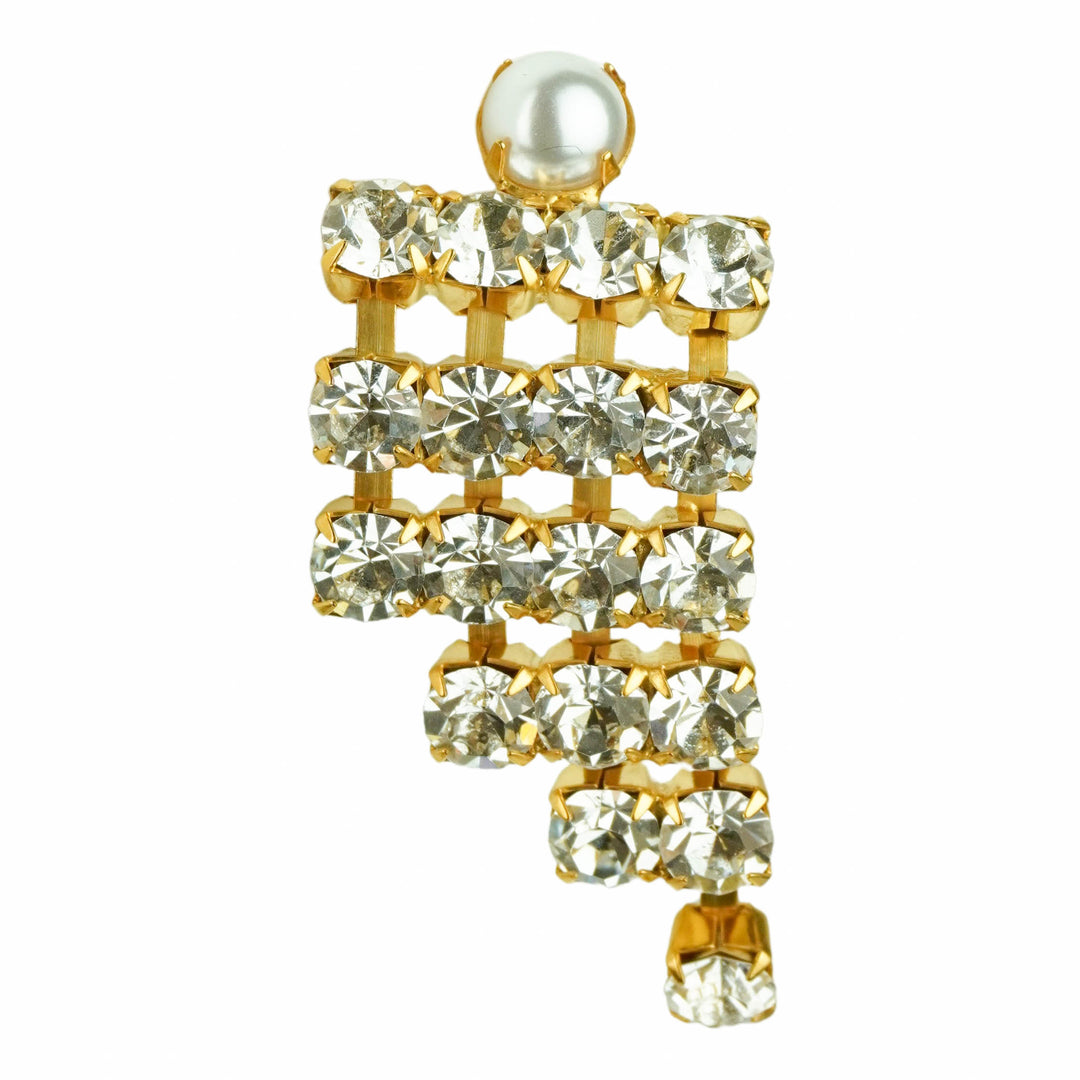 Elizabeth Cole Julita Earrings in Pearl and Gold - Discounts on Elizabeth Cole at UAL