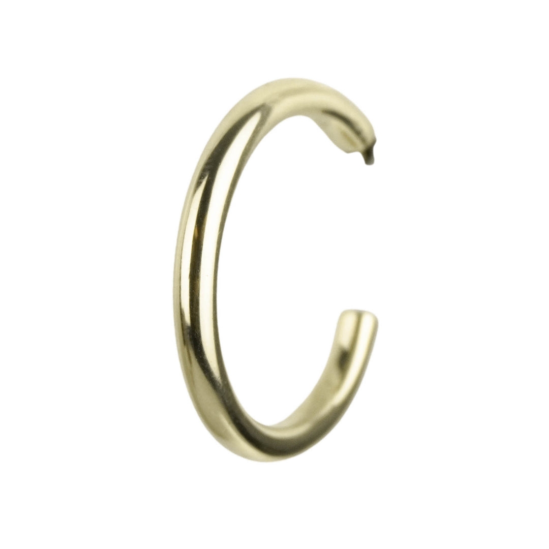 Ela Rae Tube Hoops in Gold - Discounts on Ela Rae at UAL