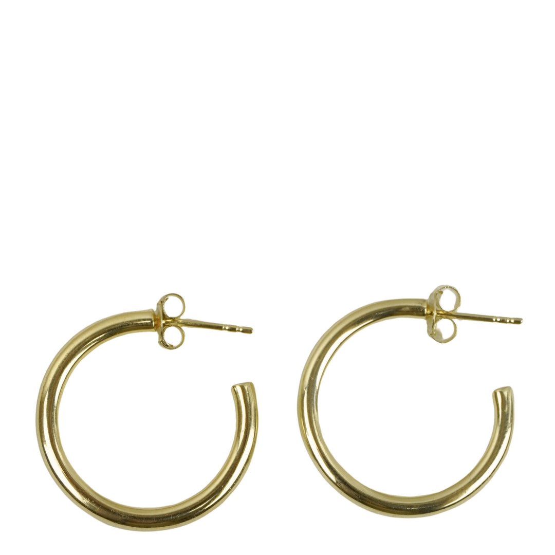 Ela Rae Tube Hoops in Gold - Discounts on Ela Rae at UAL