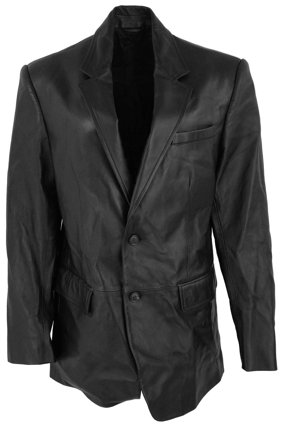 Wardrobe.NYC Leather Oversize Single Breasted Blazer in Black - Discounts on Wardrobe.NYC at UAL