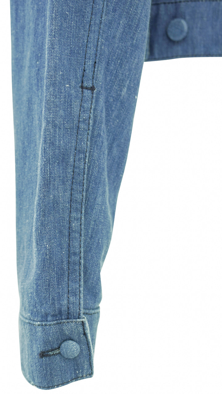 Gabriela Hearst Roland Jacket in Light Blue Denim