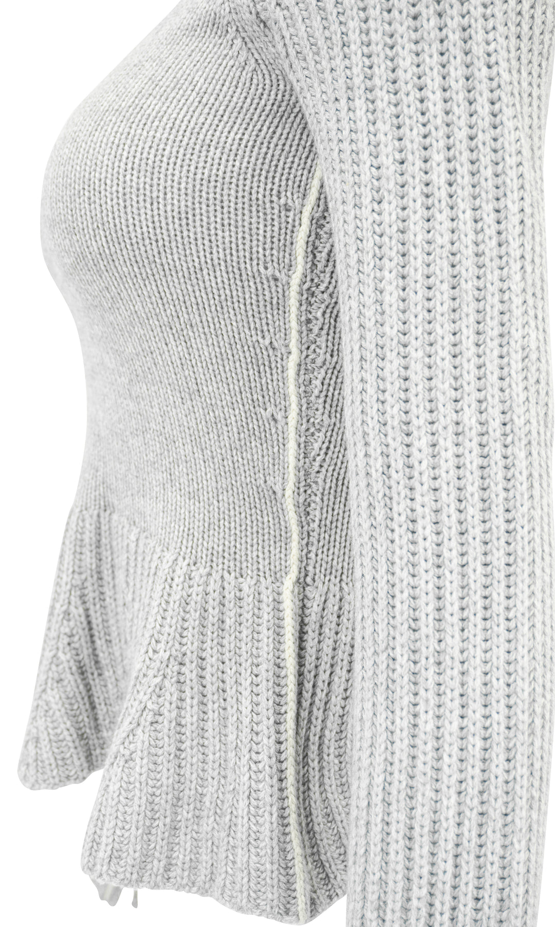 Maria McManus Peplum Sweater in Grey