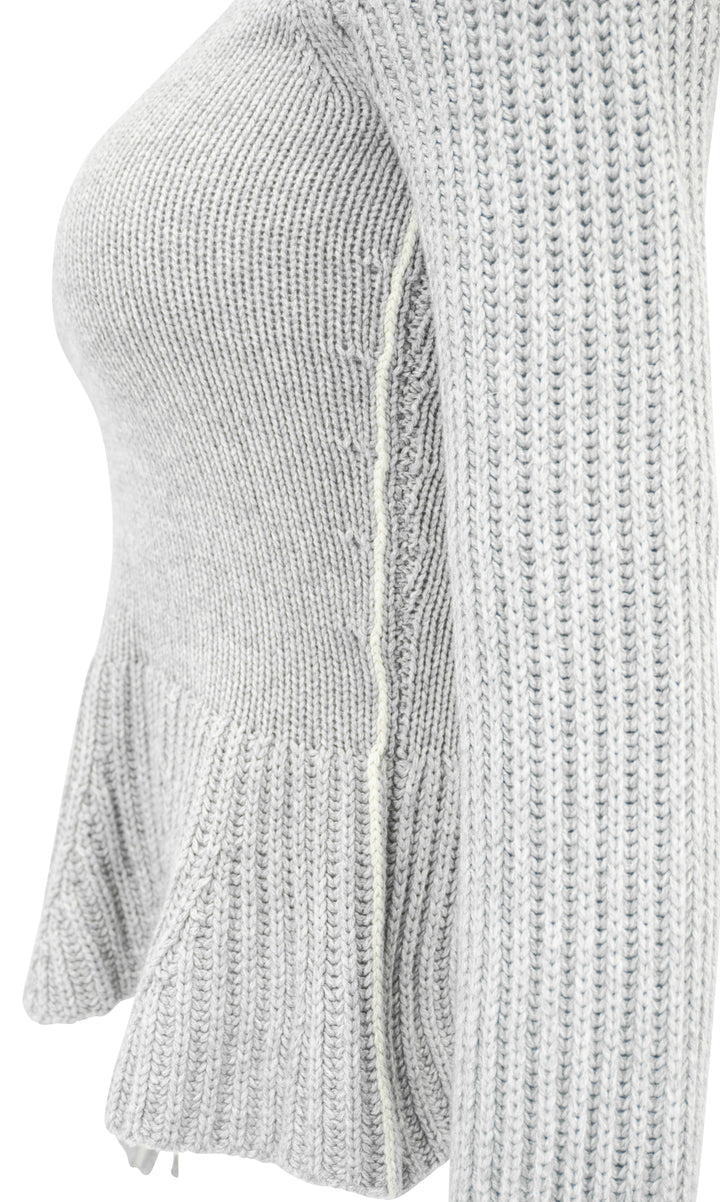 Maria McManus Peplum Sweater in Grey