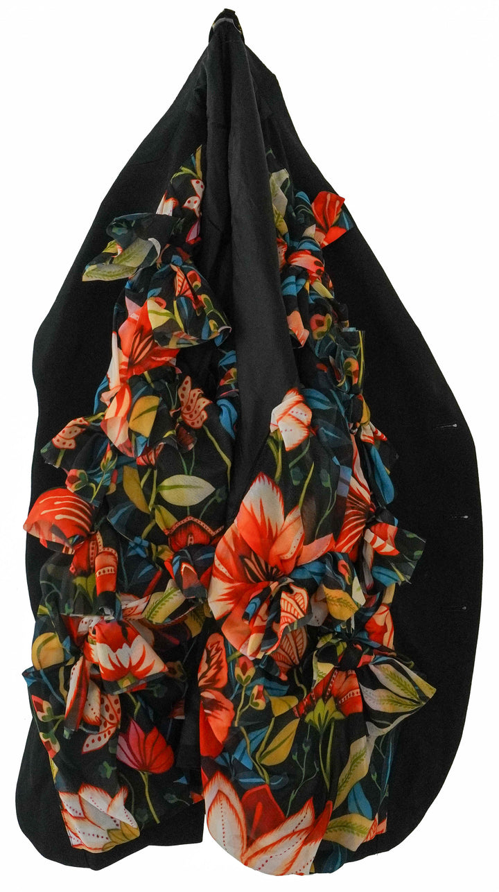 Comme des Garçon Interior Motif Blazer in Black - Discounts on COMME des GARÇONS at UAL