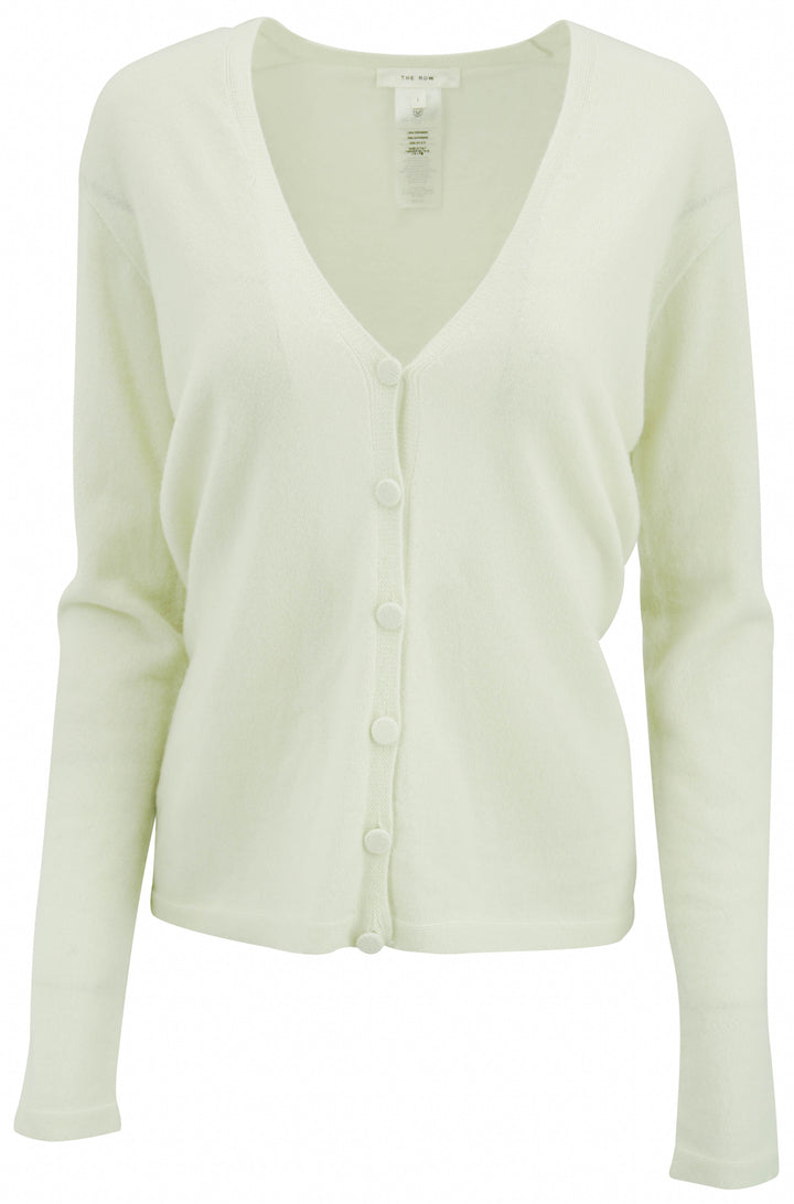 The Row Imperia Cardigan in Pale Green