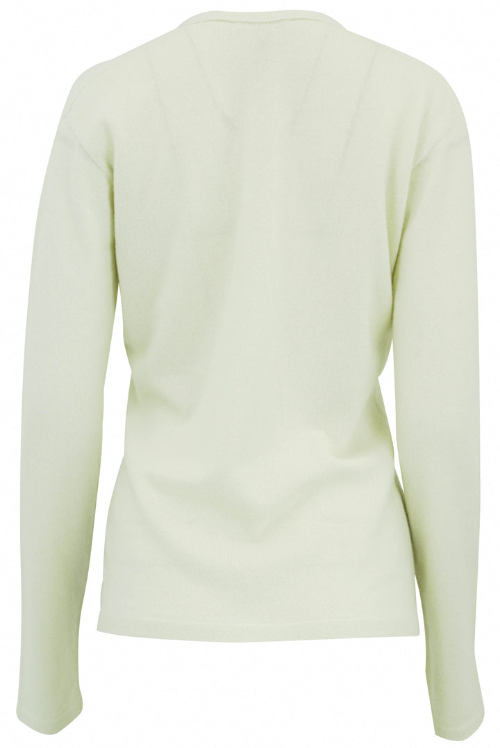 The Row Imperia Cardigan in Pale Green