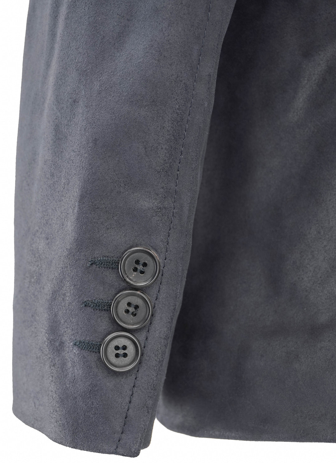 MARNI Suede Coat in Navy