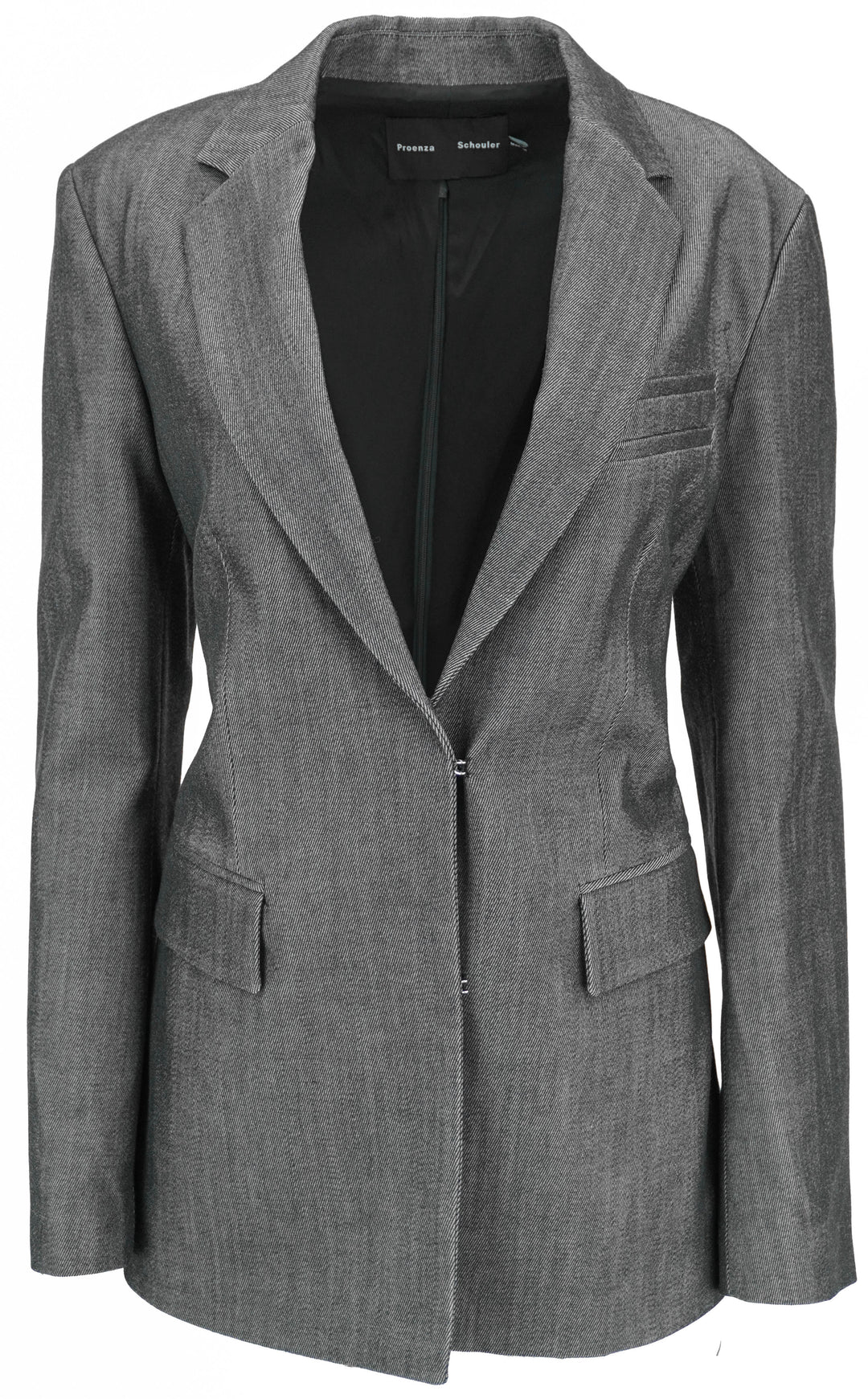 Proenza Schouler Single Breasted Blazer in Grey