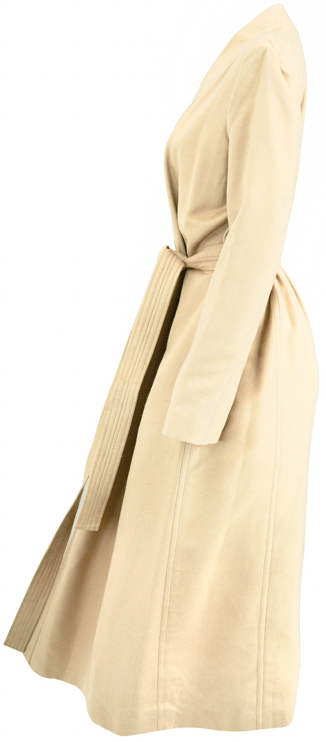 Gabriela Hearst Devon Wrap Coat in Sand - Discounts on Gabriela Hearst at UAL