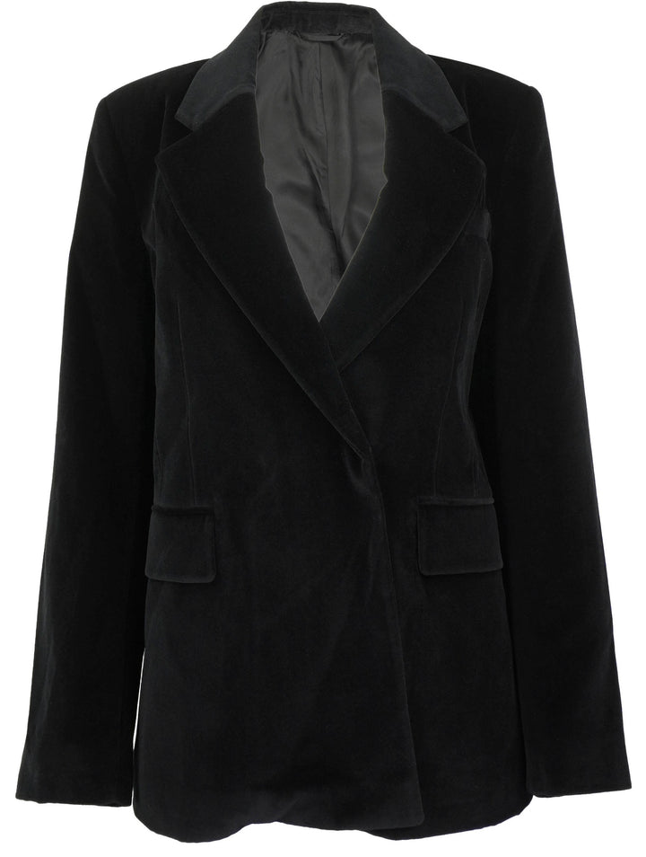 Citizens of Humanity Matteau Velvet Blazer in Black