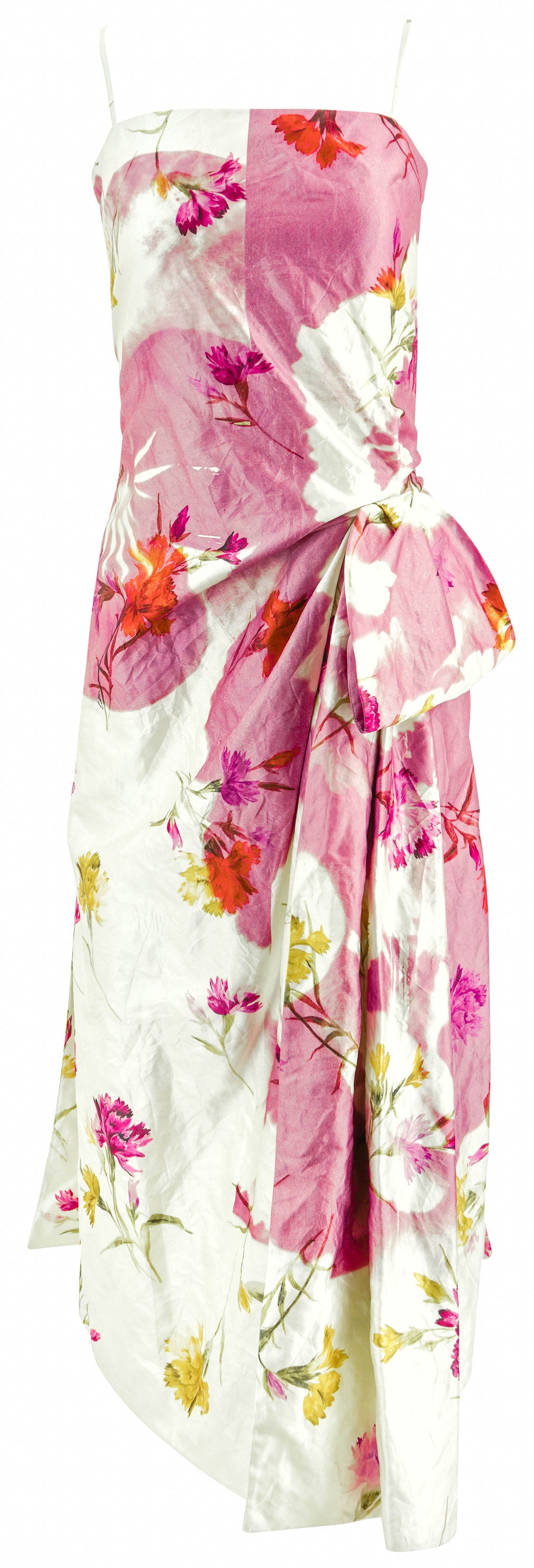 Erdem Draped Cocktail Dress in Carnation - Discounts on Erdem at UAL