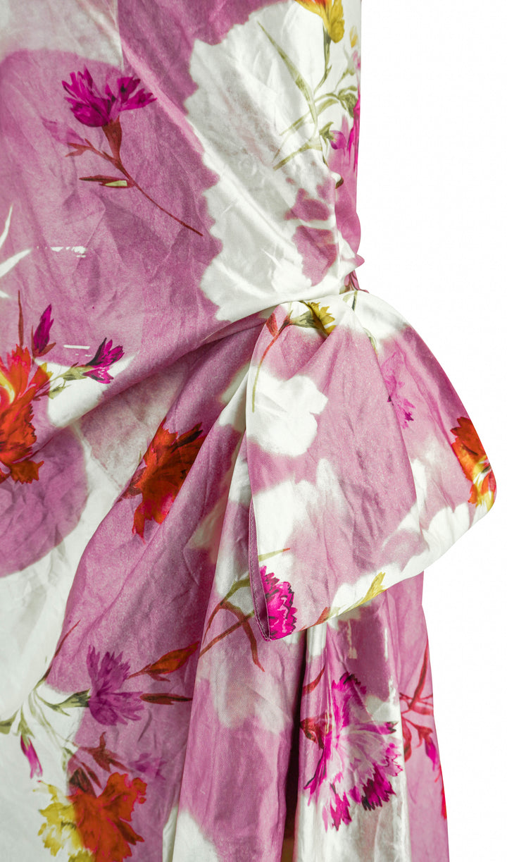 Erdem Draped Cocktail Dress in Carnation - Discounts on Erdem at UAL