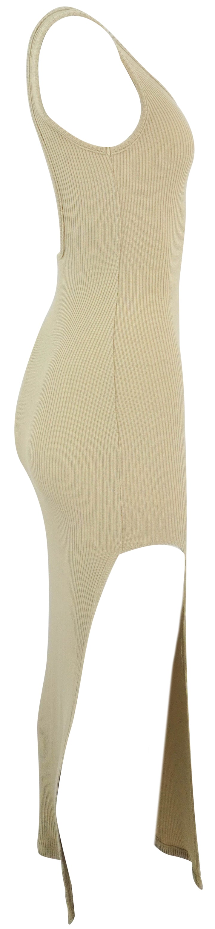 Anemos Knit Dress in Tan - Discounts on Anemos at UAL