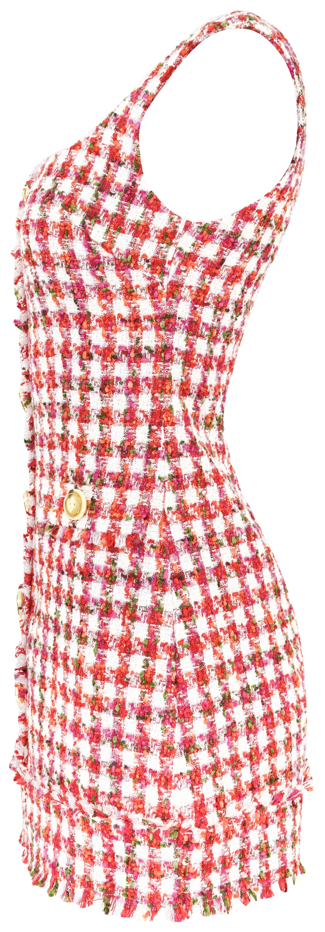 Cara Cara Evora Dress in Red Ivory - Discounts on Cara Cara at UAL