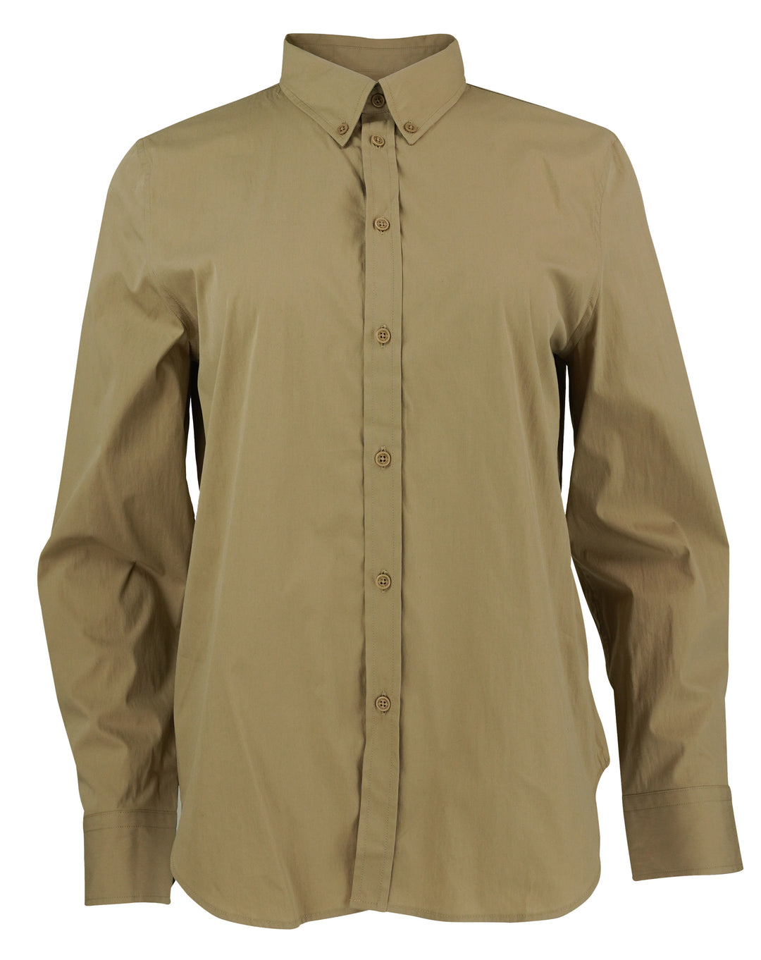 Nili Lotan Button Down Shirt in Khaki - Discounts on Nili Lotan at UAL