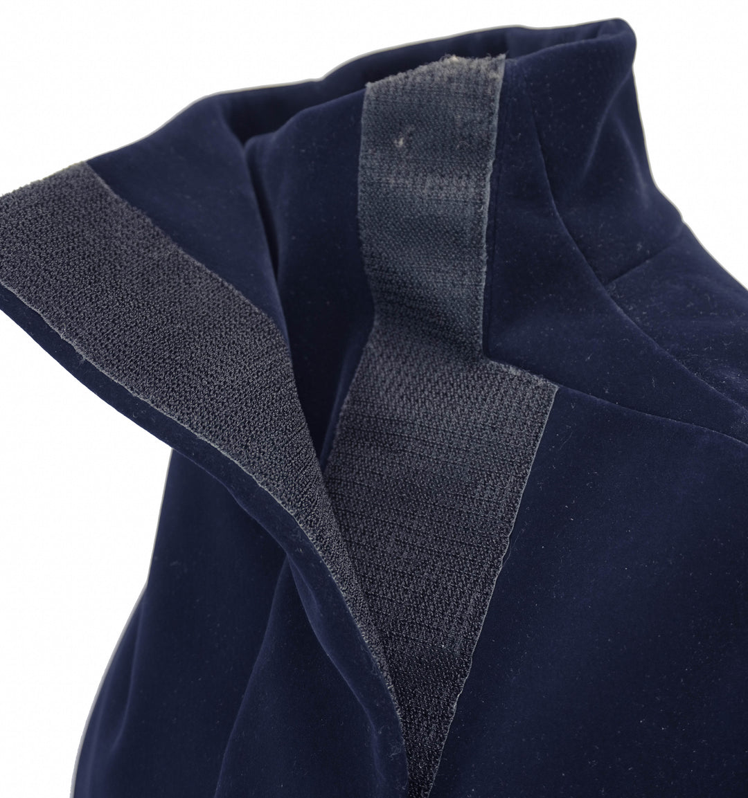 ALAÏA Round Coat in Marine Fonce