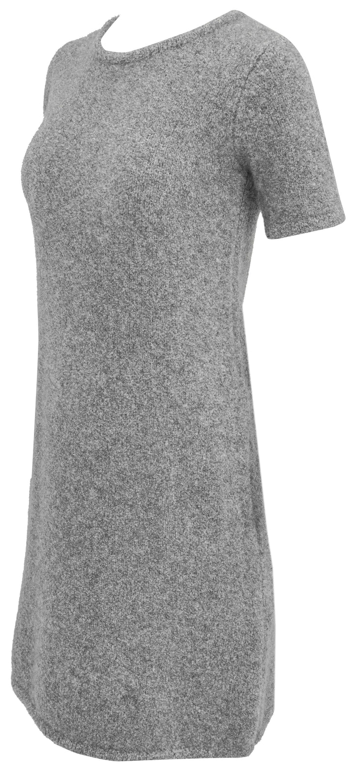 Lisa Yang Aniya Sweater Dress in Speckled Graphite - Discounts on Lisa Yang at UAL