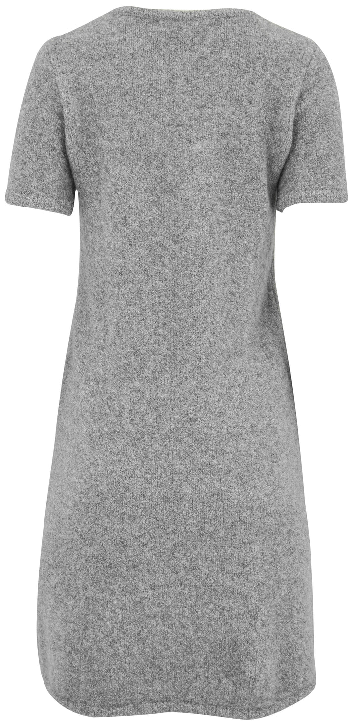 Lisa Yang Aniya Sweater Dress in Speckled Graphite - Discounts on Lisa Yang at UAL