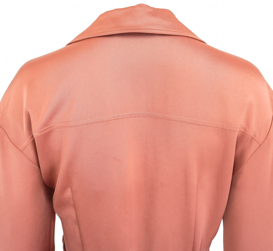 Nanushka Wrap Dress in Rose - Discounts on Nanushka at UAL