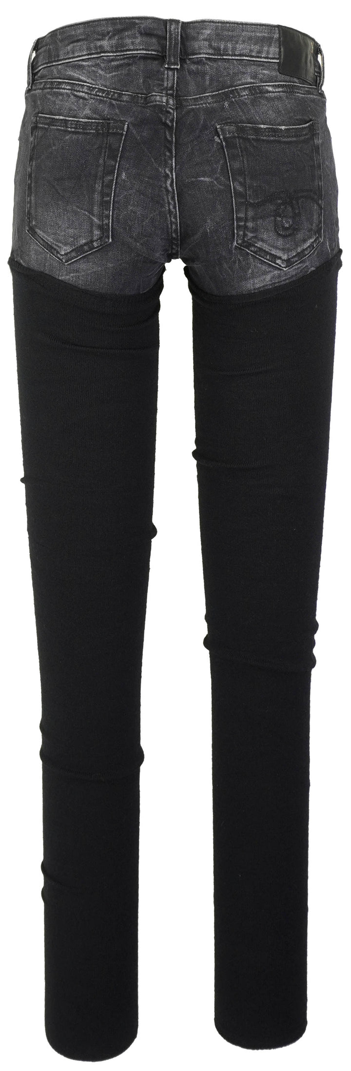 R13 Knit Chap Jeans in Black - Discounts on R13 at UAL
