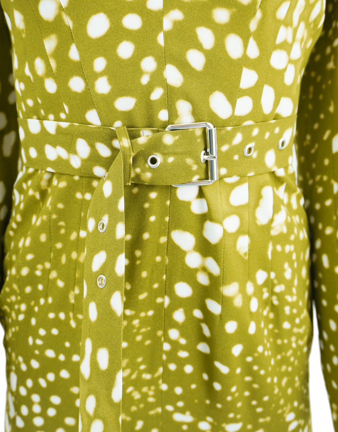 Dries Van Noten Dohana Dress in Khaki - Discounts on Dries Van Noten at UAL