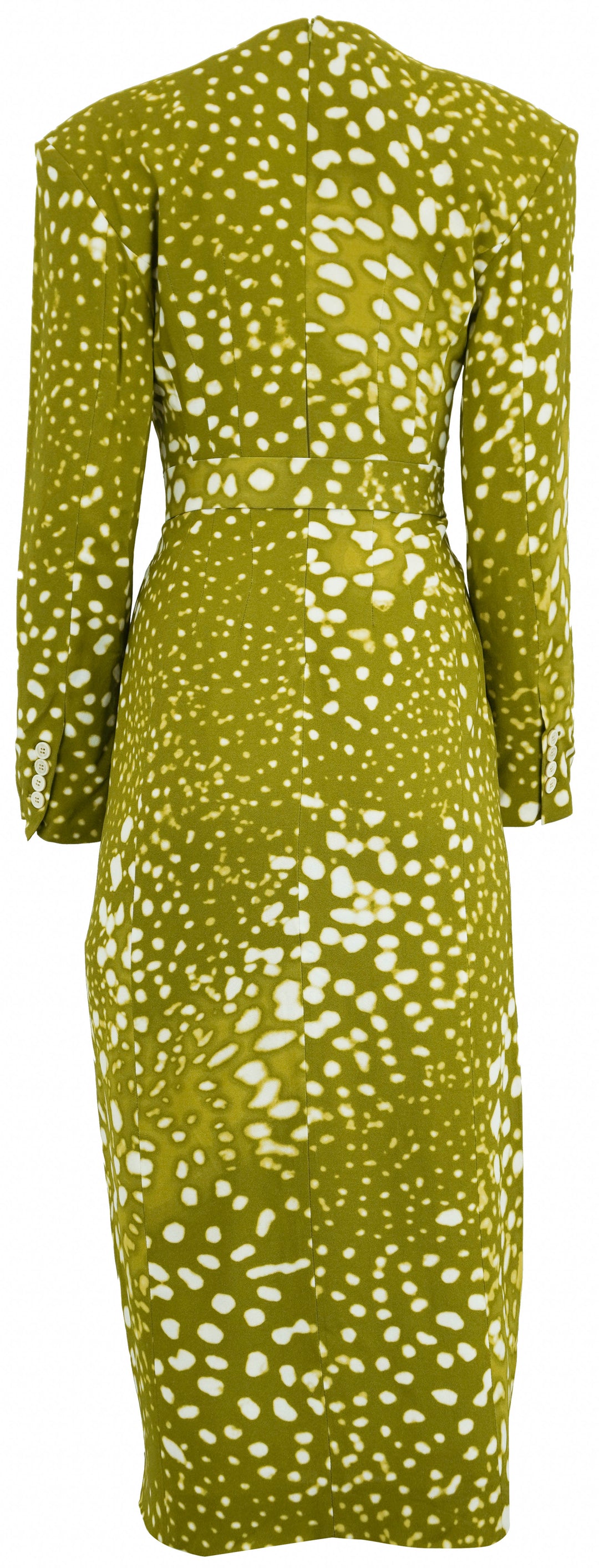 Dries Van Noten Dohana Dress in Khaki - Discounts on Dries Van Noten at UAL
