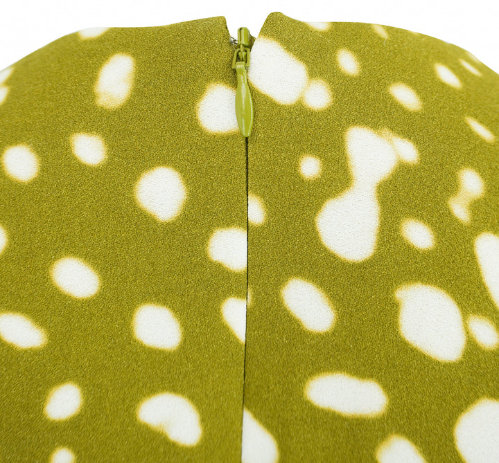 Dries Van Noten Dohana Dress in Khaki - Discounts on Dries Van Noten at UAL