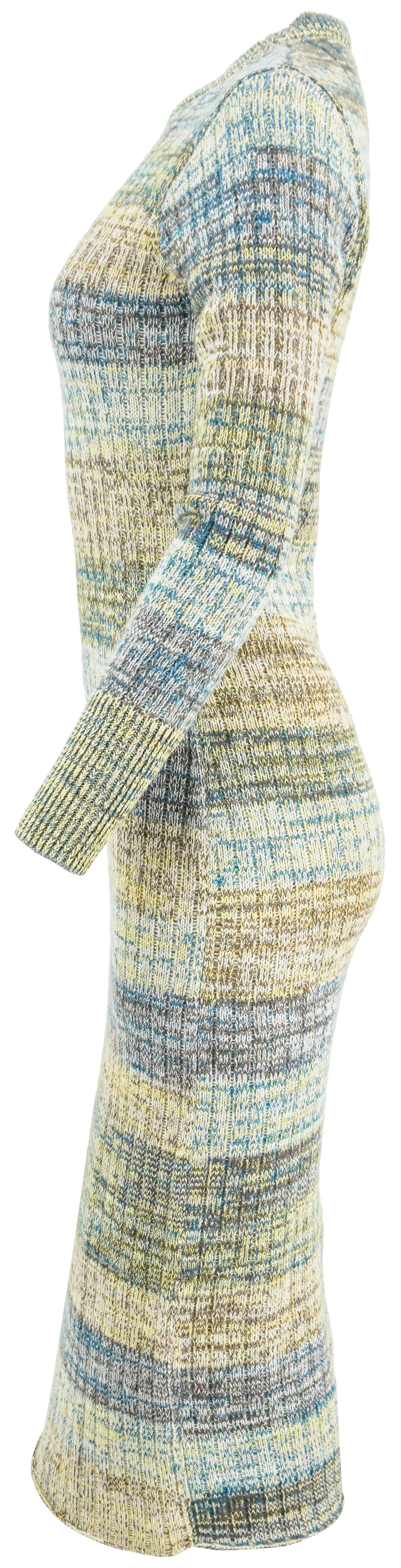 The Elder Statesman Rib Knit Dress in Cosmic - Discounts on The Elder Statesman at UAL