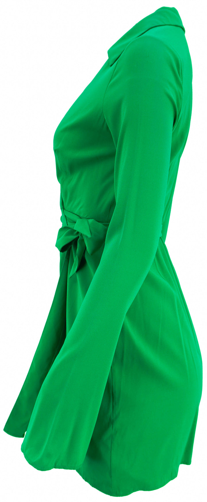 Azeeza Wrap Dress in Green - Discounts on AZEEZA at UAL