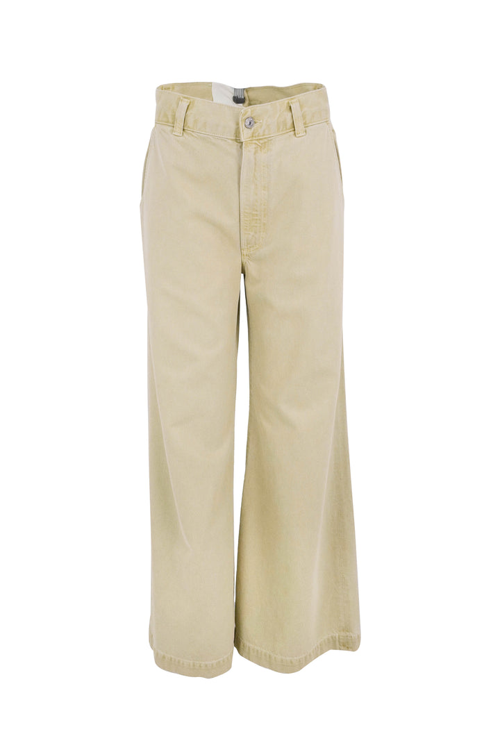 Citizens of Humanity Wide Leg Pants in Khaki - Discounts on Citizens of Humanity at UAL