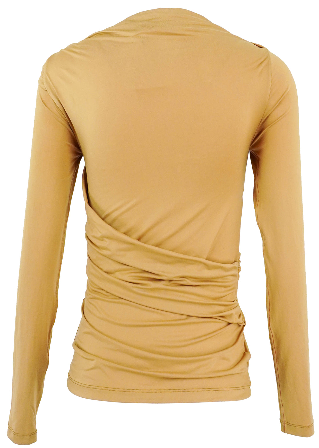 Victoria Beckham Draped Top in Camel - Discounts on Victoria Beckham at UAL