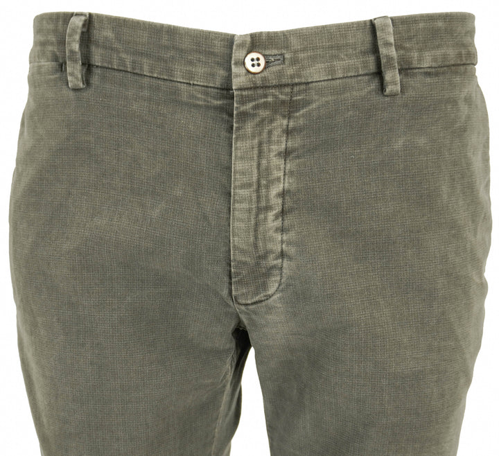 Mason's Sueded Pants in Green - Discounts on Mason's at UAL