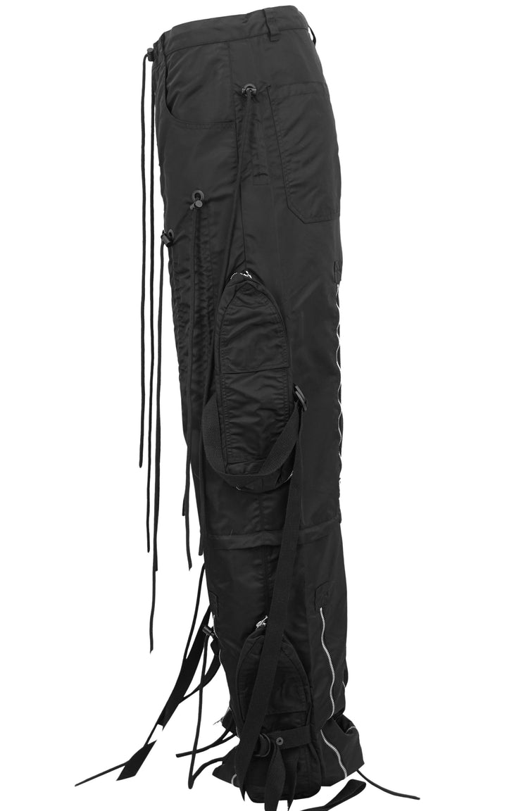 Who Decides War String Theory Cargo Pants in Coal - Discounts on Who Decides War at UAL