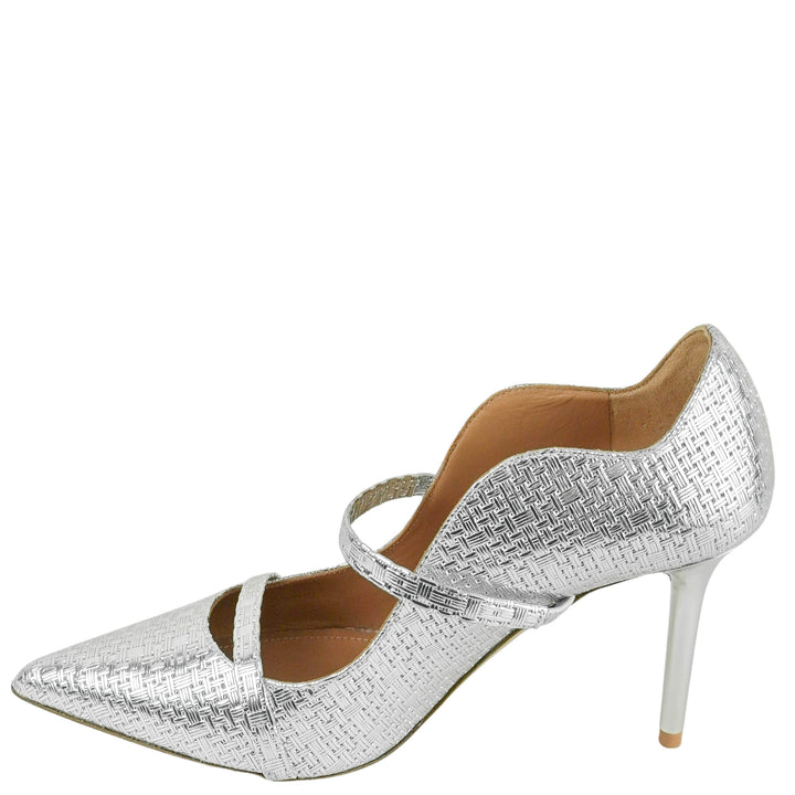 Malone Souliers Maureen Pumps in Silver - Discounts on Malone Souliers at UAL