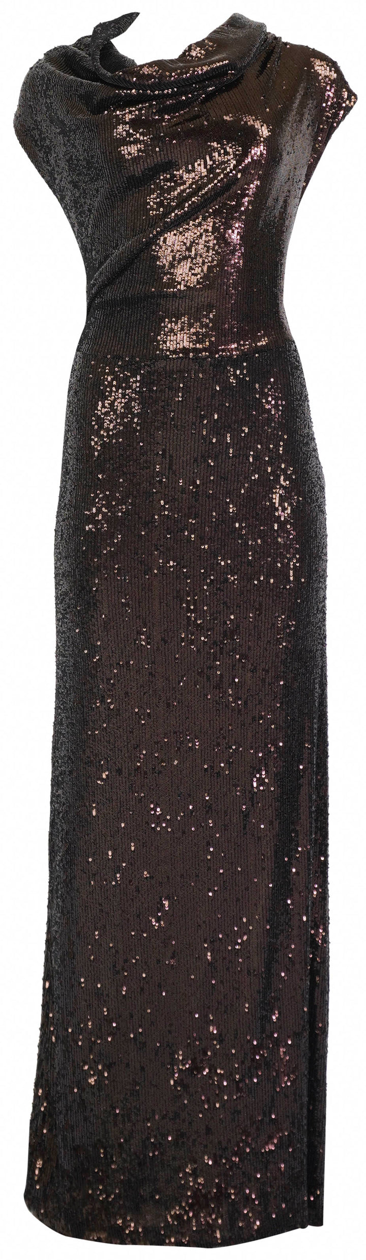 Tove Azalea Sequin Dress in Chocolate - Discounts on TOVE at UAL