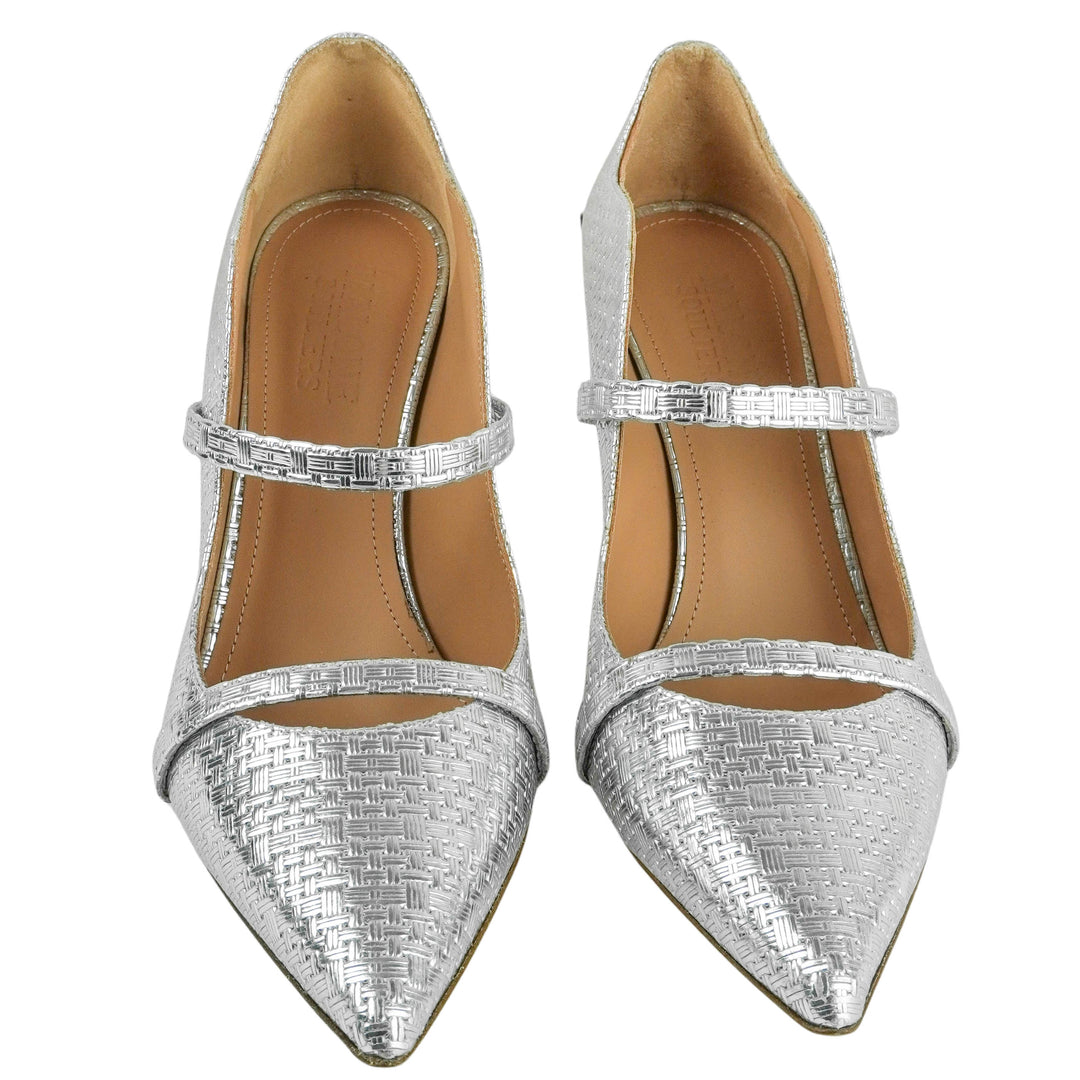 Malone Souliers Maureen Pumps in Silver - Discounts on Malone Souliers at UAL