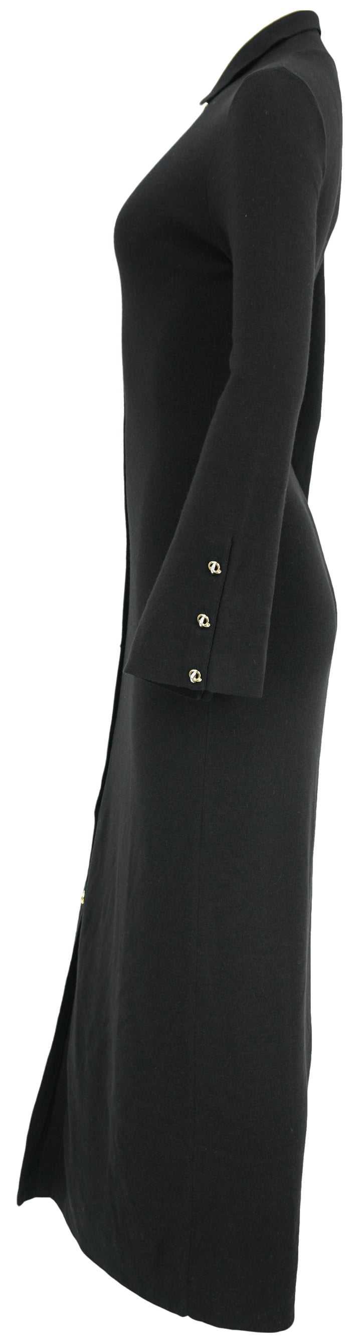 Altuzarra Button Front Knit Dress in Navy