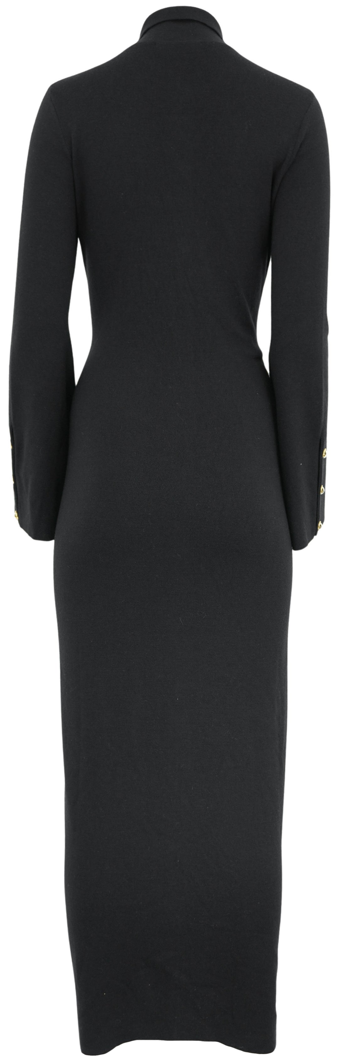 Altuzarra Button Front Knit Dress in Navy